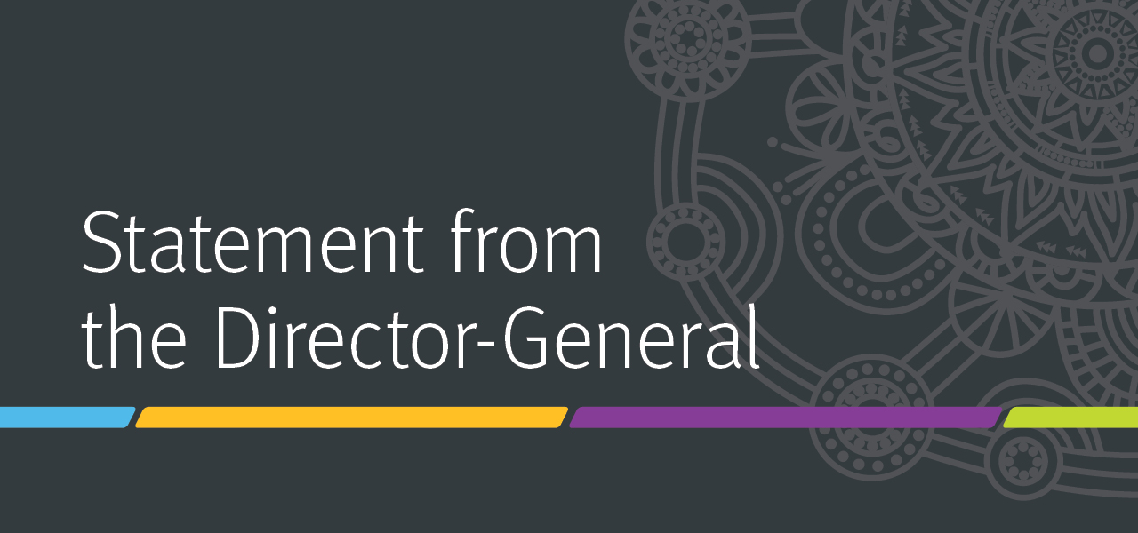 Statement from the Director-General